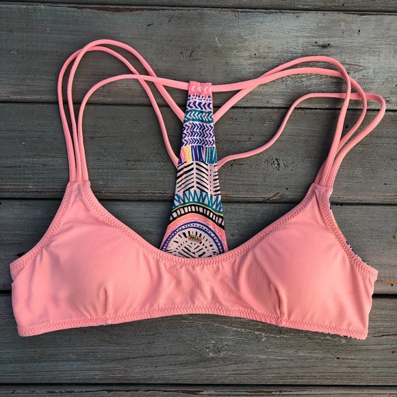 Rip Curl Modern Myth Racerback Reversible Bikini Swim Top - Picture 4 of 14